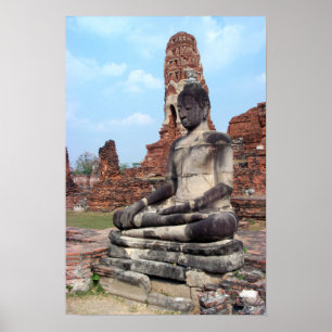 Poster Estátua de Buddha