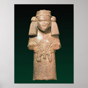 Poster Estátua de Coatlicue, da terra antiga e da mãe