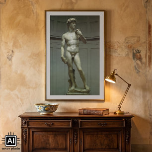 Poster Estátua de David por Michelangelo