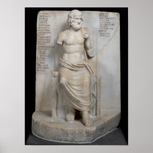 Poster Estátua de Euripides