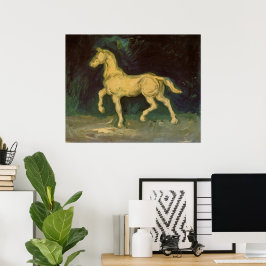 Pôster Estátua de Gesso de um Cavalo por Vincent van Gogh