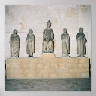 Pôster Estátua de Henry VII, imperador romano santamente