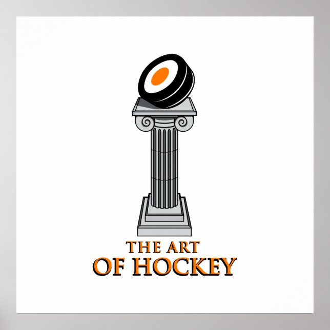 Pôster Estátua de Hóquei (Frente)