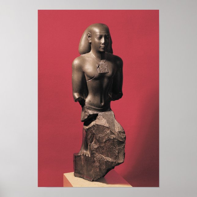 Poster Estátua de Iahmes Saneith (Frente)