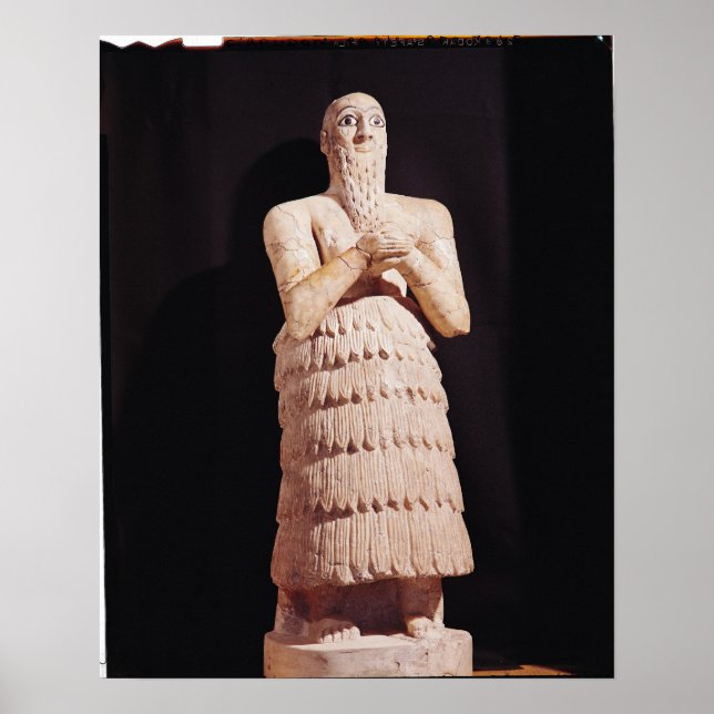 Poster Estátua de Itur-Shamagen, Rei de Mar (Frente)