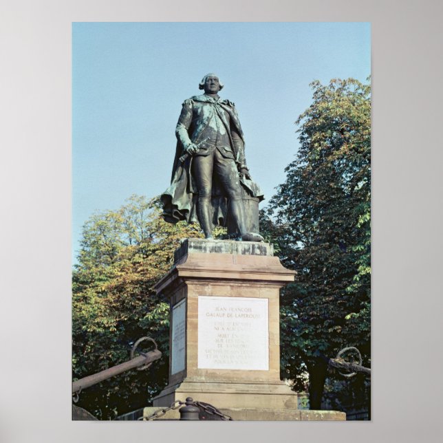 Pôster Estátua de Jean Francois de Galaup (Frente)