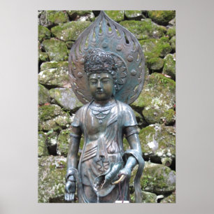Pôster Estátua de Kannon (Kwan Yin) no Monte Kurama