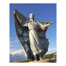 Estátua de Mulher Americana Nativa