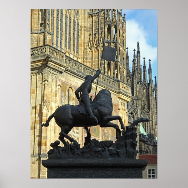 Poster Estátua de Praga (Frente)