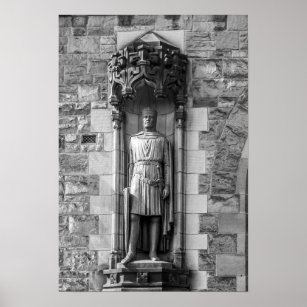 Pôster Estátua de Robert Bruce no Castelo de Edimburgo
