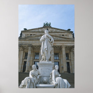 Pôster Estátua de Schiller em Berlim