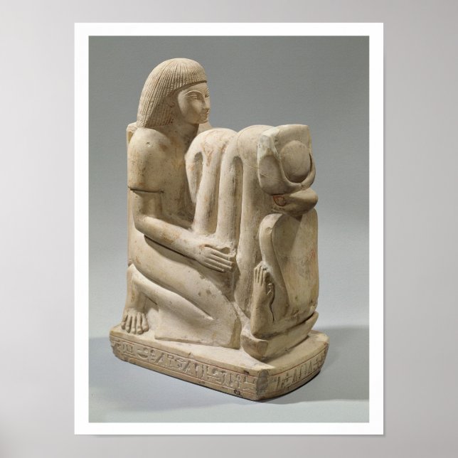 Pôster Estátua de Setau apresentando a cobra deusa Nekhb (Frente)