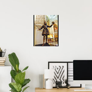 Poster Estátua de Seville Conquistador