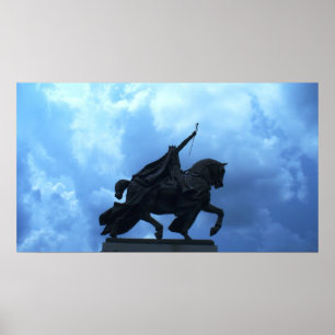 Poster Estátua de St Louis em Forest Park