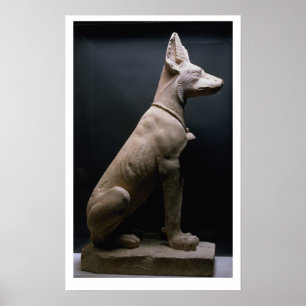Pôster Estátua de um cão, mesopotâmia, c.5000-1000 BC