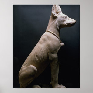 Pôster Estátua de um cão, mesopotâmia, c.5000-1000 BC