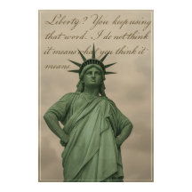 Estátua decepcionada da Liberdade