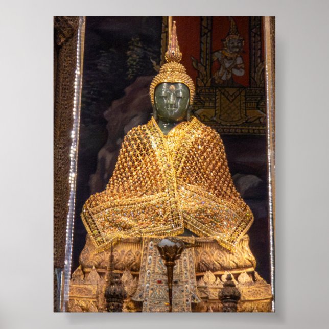 Poster estátua do Buda Esmeralda (Frente)