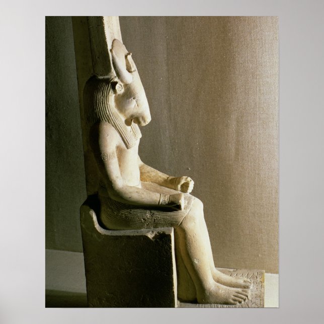 Pôster Estátua do deus Montu com cabeça de touro, f (Frente)