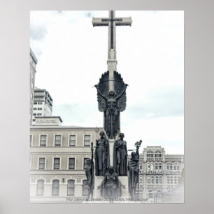 Poster Estátua do memorial de guerra do cidadão, zelo