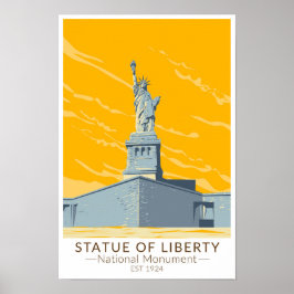 Poster Estátua do Monumento Nacional da Liberdade