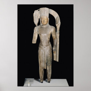Pôster Estátua ereta de Harihara