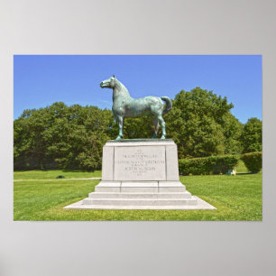 Poster Estátua Morgan Horse, Vermont