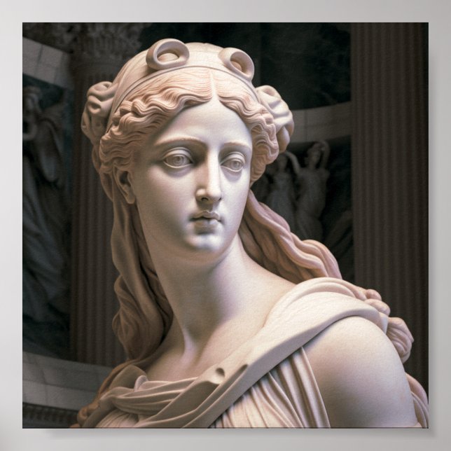 Poster Estátua Renascentista (Frente)