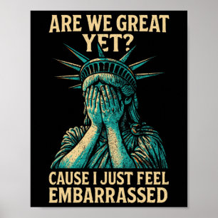 Poster Estátua Resistente Da Liberdade Ainda Somos Excele