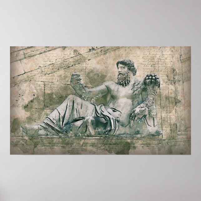 Poster Estátua Romana (Frente)