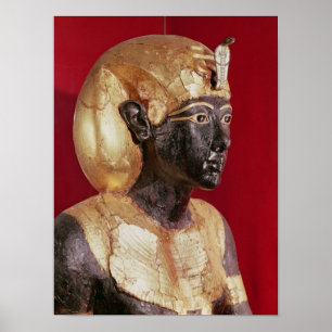 Pôster Estátua tamanho real de Tutankhamun