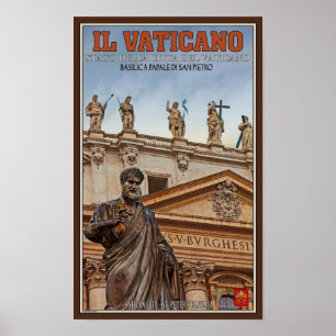 Poster Estátuas da Cidade do Vaticano