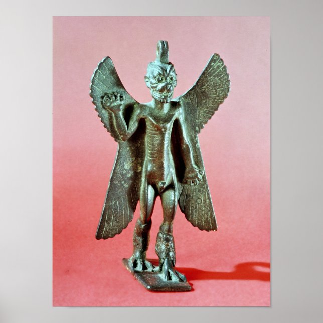 Pôster Estatueta de Pazuzu, um demônio assírio do vento (Frente)