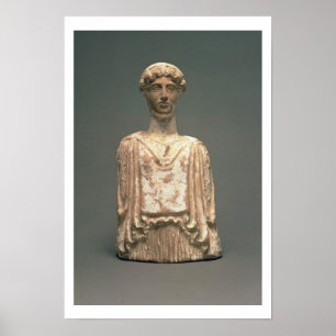 Pôster Estatueta de Persephone, sótão, c.500 BC (terrac