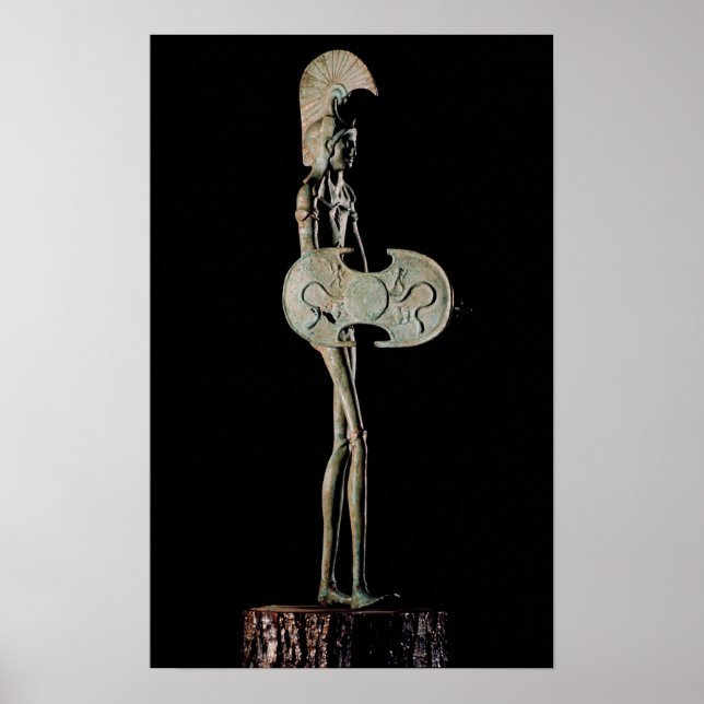 Poster Estatueta de um Guerreiro, Etruscan (Frente)