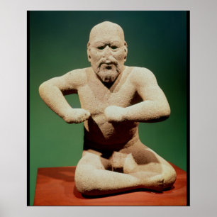 Pôster Estatueta de um lutador