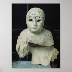Pôster Estatueta de uma mulher com xaile, período de