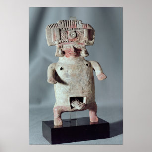 Pôster Estatueta de uma mulher que dá o nascimento