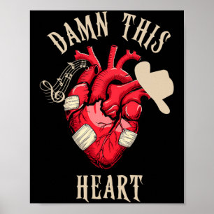 Poster Este Amante da Música Country de Prevenção ao Suic