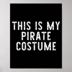 Poster Este É Fantasia Taxa Halloween Divertido Simples C