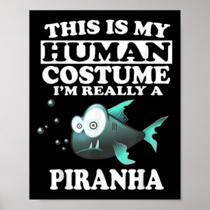 Poster Este É Meu Disfarce De Humano Na Verdade Sou Um Pe