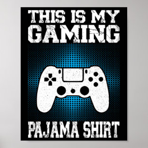 Poster Este É Meu Jogo Pajama Mostra Um Jogo Encantado Ga