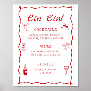 Poster Este é o Bar Amore Chá de panela Cin