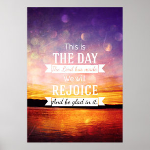 Pôster Este é o dia que o senhor fez...