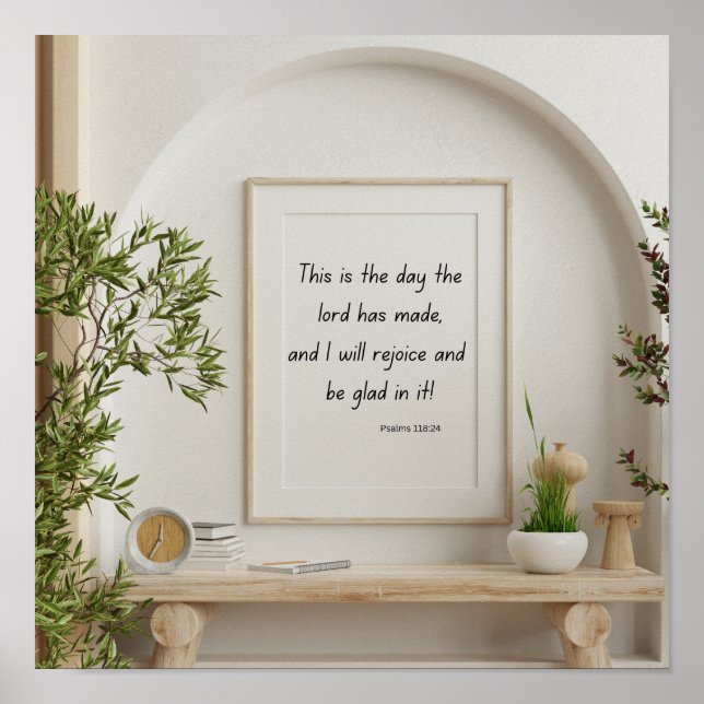 Poster Este é o dia que o Senhor fez. (Frente)