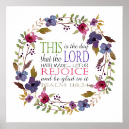 Pôster Este é o dia que o Senhor Hath fez