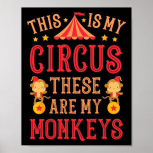 Poster Este É O Meu Circo Este É O Meu Dia de as mães De