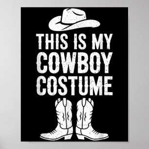 Poster Este É O Meu Costume De Cowboy Camisa Adolescente