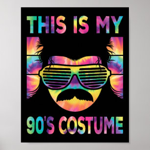 Poster Este é o meu "Costume Men 1990" 90 Outfit Disco
