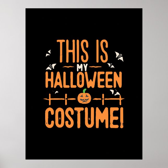 Poster Este é o meu disfarce de Halloween  (Frente)